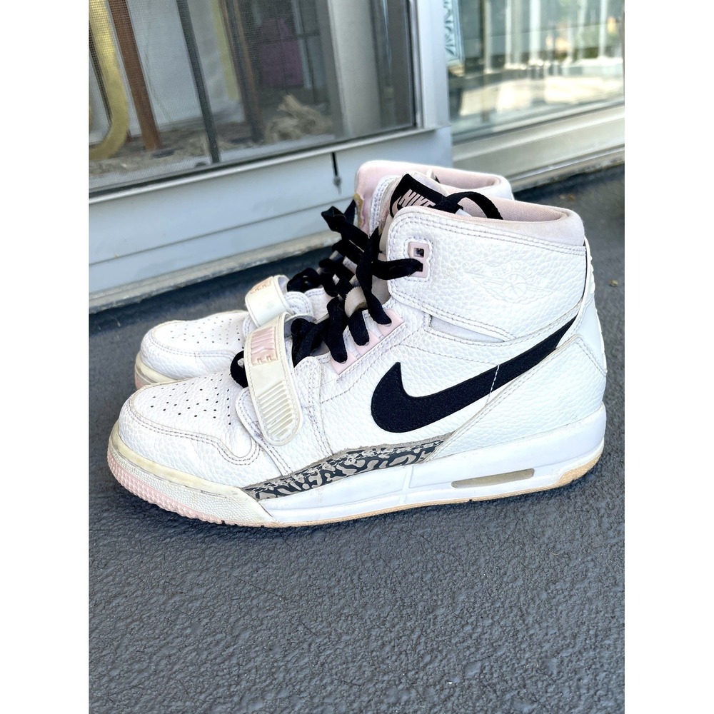 Nike Air Jordan Legacy 312 High Size 6.5 Youth White Pink‎ Foam AT4040-106 Shoes